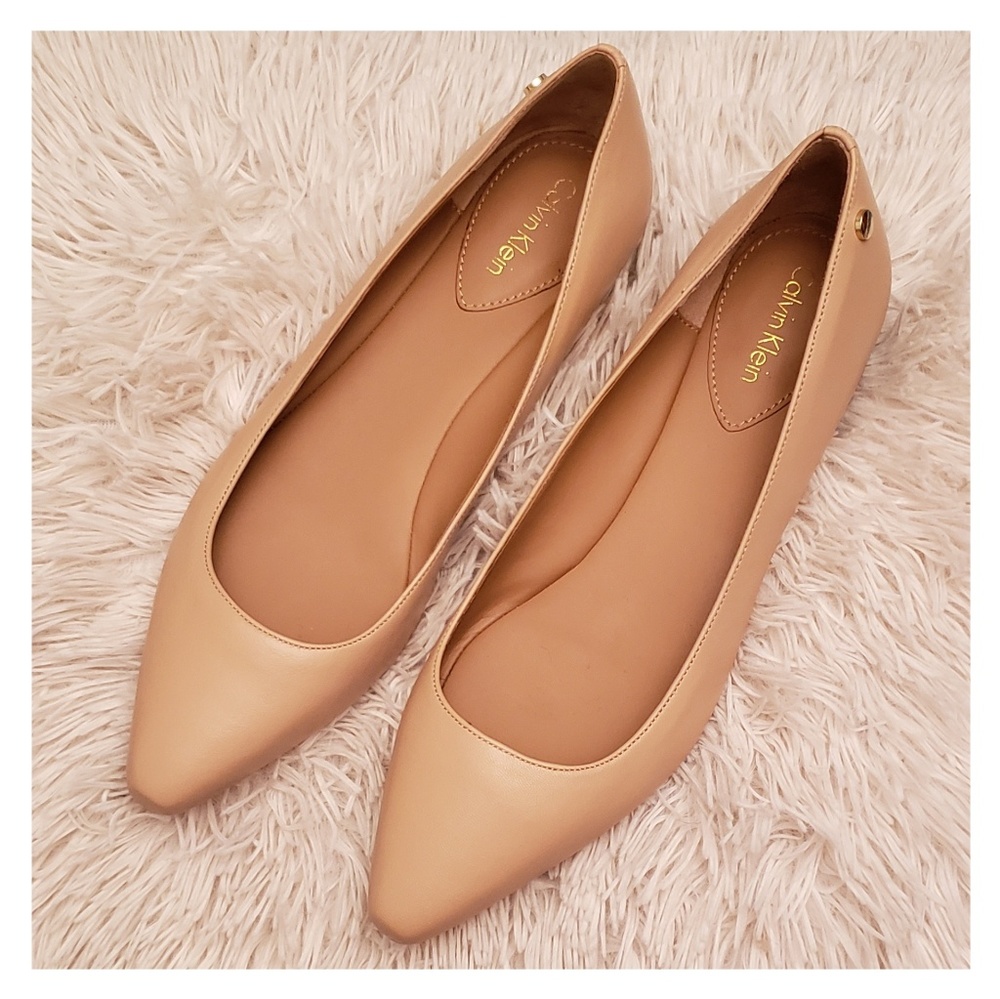 Calvin Klein Elle Nude flats